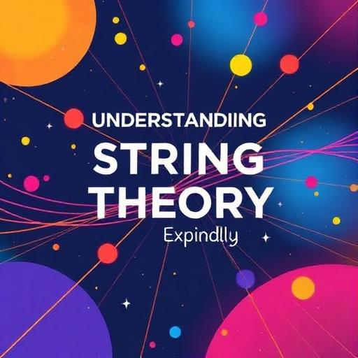 AI Generated Illustration for Understanding String Theory: Explained Simply