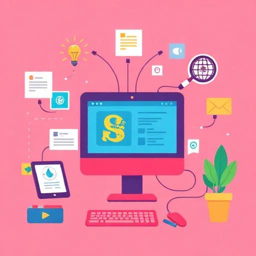 AI Generated Illustration for Understanding the Basics of Building a Web App