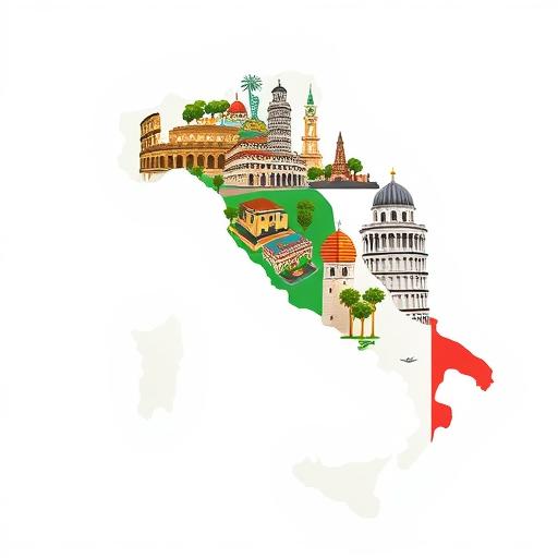 AI Generated Illustration for Italiano: The Complete Guide to the Italian Language