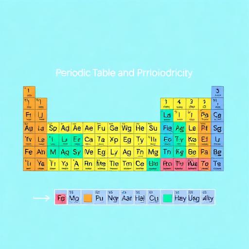 AI Generated Illustration for Understanding Periodic Table and Properties Periodicity