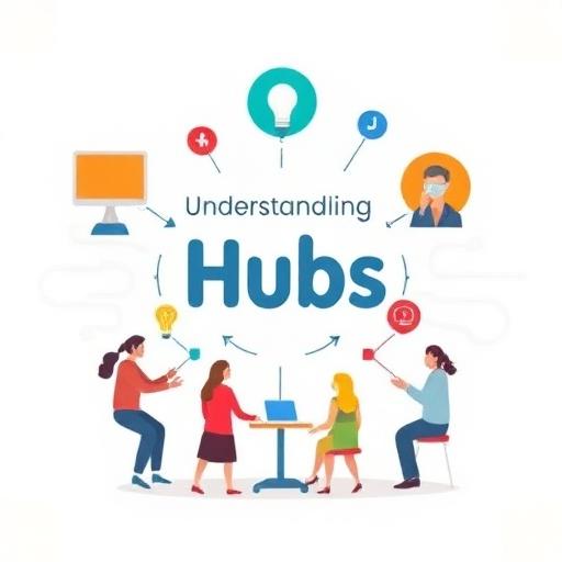 AI Generated Illustration for Understanding Hubs: How They Work