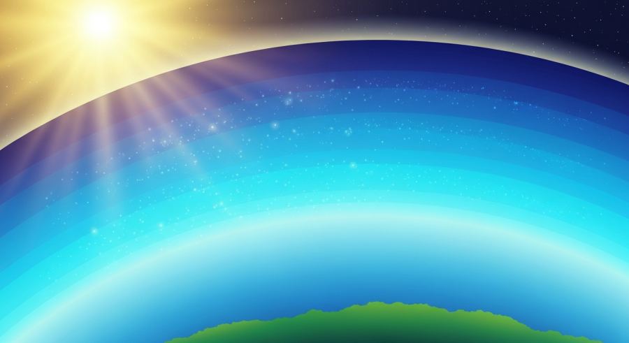 AI Generated Illustration for What Is the Sky and What Causes Its Blue Color?