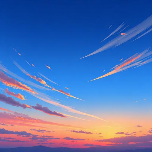 AI Generated Illustration for Why Is the Sky Blue During the Day and Other Colors at Sunset?